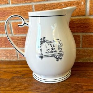 Live in the Moment Pitcher